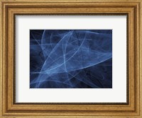 Framed Abstract Blue Two