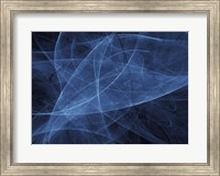 Framed Abstract Blue Two