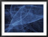 Framed Abstract Blue Two