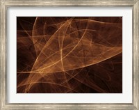 Framed Abstract Gold Two