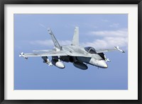 Framed CF-188A Hornet of the Royal Canadian Air Force (front view)