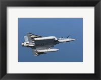Framed Mirage 2000C of the French Air Force (bottom view)