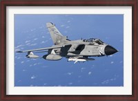 Framed Italian Air Force Tornado IDS armed with AGM-88 HARM missiles