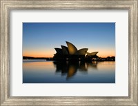 Framed Sydney Opera House at Dawn, Sydney, Australia