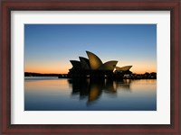 Framed Sydney Opera House at Dawn, Sydney, Australia