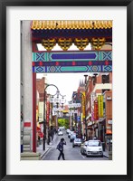 Framed Chinatown, Little Bourke Street, Melbourne, Victoria, Australia