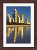 Framed Early Morning Light on Surfers Paradise, Gold Coast, Queensland, Australia
