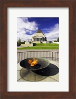 Framed Eternal Flame, Shrine of Rememberance, Melbourne, Victoria, Australia
