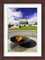 Framed Eternal Flame, Shrine of Rememberance, Melbourne, Victoria, Australia
