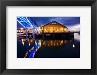 Framed Fisherman's Wharf Tavern, Mariners Cove, Gold Coast, Queensland, Australia