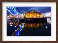 Framed Fisherman's Wharf Tavern, Mariners Cove, Gold Coast, Queensland, Australia