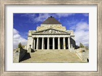 Framed Shrine of Remembrance, Melbourne, Victoria, Australia