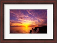 Framed Sunset, Twelve Apostles, Port Campbell National Park, Great Ocean Road, Victoria, Australia