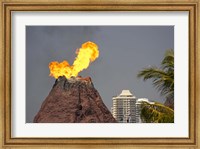 Framed Volcano, Sea World, Gold Coast, Queensland, Australia