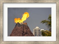Framed Volcano, Sea World, Gold Coast, Queensland, Australia