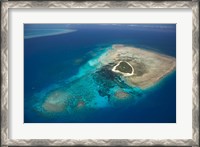 Framed Green Island, Great Barrier Reef, Queensland, Australia