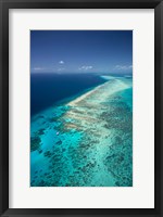 Framed Yacht, Great Barrier Reef, North Queensland, Australia