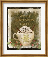 Framed Spiced Cinnamon Latte