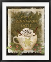 Spiced Cinnamon Latte Framed Print