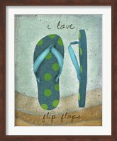 Framed I Love Flip-flops