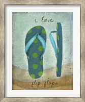 Framed I Love Flip-flops
