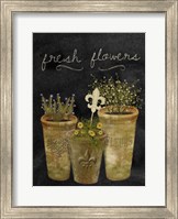Framed Fresh Flowers I