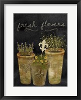 Framed Fresh Flowers I