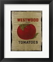 Framed Vintage Tomatoes