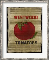 Framed Vintage Tomatoes