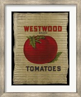 Framed Vintage Tomatoes
