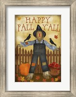 Framed Happy Fall Y'all