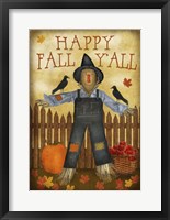 Framed Happy Fall Y'all