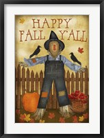 Framed Happy Fall Y'all