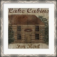 Framed Lake Cabin