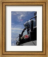 Framed F-15 Eagle Pilot with his Wingman (close up)