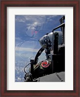 Framed F-15 Eagle Pilot with his Wingman (close up)
