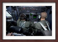 Framed Airmen at Work in a MC-130H Combat Talon II