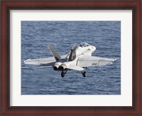 Framed F/A-18F Super Hornet Takes Of in the Arabian Sea