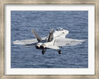 Framed F/A-18F Super Hornet Takes Of in the Arabian Sea