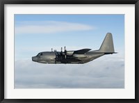 Framed MC-130P Combat Shadow in flight (side view)