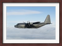 Framed MC-130P Combat Shadow in flight (side view)