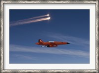 Framed BQM-74 Target Drone Fires Flares