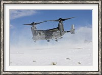 Framed CV-22 Osprey Takes Off