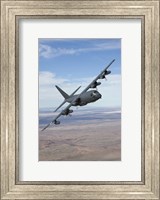 Framed MC-130 Manuevers During a Training Mission
