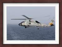 Framed SH-60J Seahawk Over the Arabian Sea