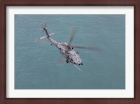Framed HH-60G Pave Hawk Along the coastline of Okinawa, Japan (from above)