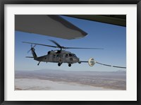 Framed HH-60G Pave Hawk Conducts Aerial Refueling from an HC-130