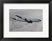 Framed KC-135R in the Clouds over Arizona