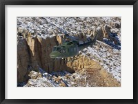 Framed UH-1N Twin Huey, Kirtland Air Force Base, New Mexico