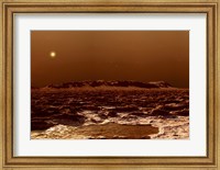 Framed View from the Edge of the Southern Polar Cap of Mars